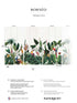 Bornéo Pack 1 2 3 fabric in green color - pattern number 8184-BDL-AG - by Veer Decor in the Papermint Wall Murals collection