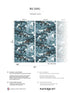 Bushu Pack 1 2 fabric in blue color - pattern number 8184-BDL-AK2 - by Veer Decor in the Papermint Wall Murals collection