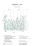 Garden Line Pack 1 2 mural in sage color - pattern number 8184-BDL-BG2 - by Veer Decor in the Papermint Wall Murals collection