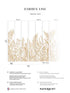 Garden Line Pack 1 2 mural in brown color - pattern number 8184-BDL-BG3 - by Veer Decor in the Papermint Wall Murals collection