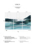 Linea Pack 1 2 3 fabric in blue color - pattern number 8184-BDL-BV - by Veer Decor in the Papermint Wall Murals collection