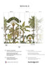 Manaus Pack 1 2 mural in green color - pattern number 8184-BDL-BY - by Veer Decor in the Papermint Wall Murals collection