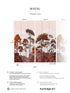 Matsu Pack 1 2 fabric in orange color - pattern number 8184-BDL-CA4 - by Veer Decor in the Papermint Wall Murals collection