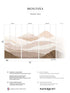 Montagna Pack 1 2 3 mural in pink color - pattern number 8184-BDL-CE2 - by Veer Decor in the Papermint Wall Murals collection