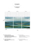 Onda Pack 1 2 3 mural in blue color - pattern number 8184-BDL-CK - by Veer Decor in the Papermint Wall Murals collection