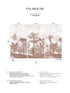 Palm Grove Pack 1 2 3 fabric in brown color - pattern number 8184-BDL-CL2 - by Veer Decor in the Papermint Wall Murals collection