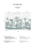 Palm Grove Pack 1 2 3 mural in green color - pattern number 8184-BDL-CL3 - by Veer Decor in the Papermint Wall Murals collection