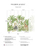 Palm Tree Pack 1 2 fabric in brown color - pattern number 8184-BDL-CM - by Veer Decor in the Papermint Wall Murals collection