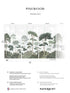 Pinewood Pack 1 2 3 mural in green color - pattern number 8184-BDL-CO1 - by Veer Decor in the Papermint Wall Murals collection