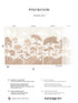 Pinewood Pack 1 2 3 mural in beige color - pattern number 8184-BDL-CO3 - by Veer Decor in the Papermint Wall Murals collection