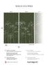 Under the Pines Pack 1 2 fabric in green color - pattern number 8184-BDL-CY3 - by Veer Decor in the Papermint Wall Murals collection
