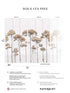 Under the Pines Pack 1 2 fabric in gold color - pattern number 8184-BDL-CY6 - by Veer Decor in the Papermint Wall Murals collection