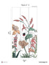 English Garden Pack 3 mural in green color - pattern number 8184-BK1-C - by Veer Decor in the Papermint Wall Murals collection
