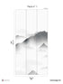 Mist Pack 1 mural in gray color - pattern number 8184-BN1-A - by Veer Decor in the Papermint Wall Murals collection