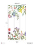 Lewis Pack 1 fabric in multi color - pattern number 8184-BU1-A - by Veer Decor in the Papermint Wall Murals collection