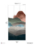 Line Water Pack 2 mural in multi color - pattern number 8184-BX1-B - by Veer Decor in the Papermint Wall Murals collection