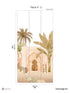 Marrakesh Pack 2 mural in gold color - pattern number 8184-BZ1-B - by Veer Decor in the Papermint Wall Murals collection