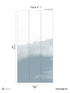 Mountain Water Pack 1 mural in blue color - pattern number 8184-CG1-A - by Veer Decor in the Papermint Wall Murals collection
