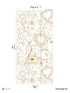 Mystic Pack 1 fabric in gold color - pattern number 8184-CH1-A - by Veer Decor in the Papermint Wall Murals collection