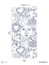 Mystic Pack 3 mural in white color - pattern number 8184-CH3-C - by Veer Decor in the Papermint Wall Murals collection