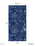 Mystic Pack 2 mural in blue color - pattern number 8184-CH4-B - by Veer Decor in the Papermint Wall Murals collection