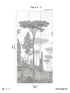 Pinery Pack 3 mural in gray color - pattern number 8184-CN2-C - by Veer Decor in the Papermint Wall Murals collection