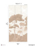 Pinewood Pack 3 mural in beige color - pattern number 8184-CO3-C - by Veer Decor in the Papermint Wall Murals collection