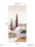 Provence Pack 3 mural in pink color - pattern number 8184-CQ2-C - by Veer Decor in the Papermint Wall Murals collection