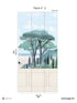 Riviera Beach Chair Rail Faux Wainscot Pack 2 mural in beige color - pattern number 8184-CS1-B - by Veer Decor in the Papermint Wall Murals collection