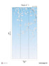 Sakura Pack 1 fabric in blue color - pattern number 8184-CW1-A - by Veer Decor in the Papermint Wall Murals collection