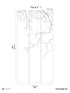 Sakura Pack 1 mural in white color - pattern number 8184-CW3-A - by Veer Decor in the Papermint Wall Murals collection