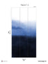 Sfumato Pack 2 mural in blue color - pattern number 8184-CX1-B - by Veer Decor in the Papermint Wall Murals collection