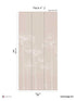 Under the Pines Pack 2 mural in beige color - pattern number 8184-CY2-B - by Veer Decor in the Papermint Wall Murals collection