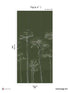 Under the Pines Pack 1 mural in green color - pattern number 8184-CY3-A - by Veer Decor in the Papermint Wall Murals collection