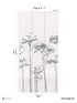 Under the Pines Pack 1 mural in white color - pattern number 8184-CY5-A - by Veer Decor in the Papermint Wall Murals collection