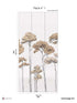 Under the Pines Pack 1 mural in gold color - pattern number 8184-CY6-A - by Veer Decor in the Papermint Wall Murals collection
