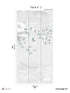Sow Clouds Pack 2 mural in teal color - pattern number 8184-CZ1-B - by Veer Decor in the Papermint Wall Murals collection