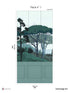 Tuscany Chair Rail with Faux Wainscoting Pack 1 mural in green color - pattern number 8184-DB1-A - by Veer Decor in the Papermint Wall Murals collection