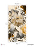 Vanity Pack 1 mural in yellow color - pattern number 8184-DG1-A - by Veer Decor in the Papermint Wall Murals collection