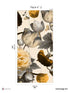 Vanity Pack 2 mural in yellow color - pattern number 8184-DG1-B - by Veer Decor in the Papermint Wall Murals collection