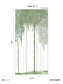 Woods Pack 1 mural in green color - pattern number 8184-DI1-A - by Veer Decor in the Papermint Wall Murals collection