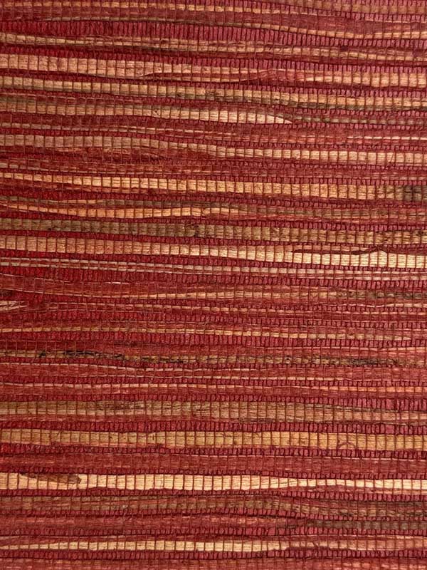 GWP SB wallpaper in desert coral color - pattern number GWP SB-1 DESERT CORAL - by Europatex in the Grasscloth by Europatex collection