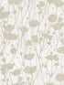 Shimmering Poppies wallpaper in white and gold color - pattern number ZA8069 - by Ronald Redding in the Tea Garden Second Edition collection