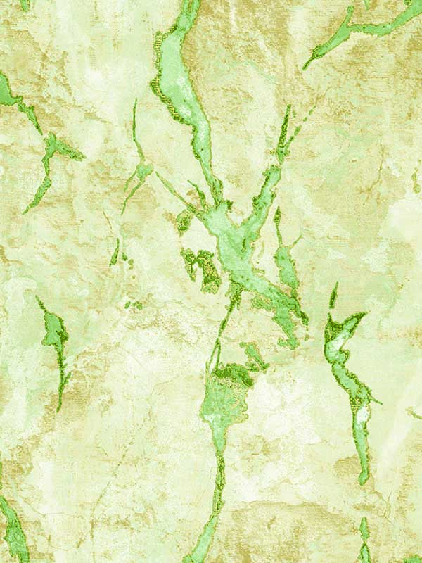 Faux Marble Stone wallpaper in gold green color - pattern number IT49355 - by Galerie in the Italian Textures 3 collection