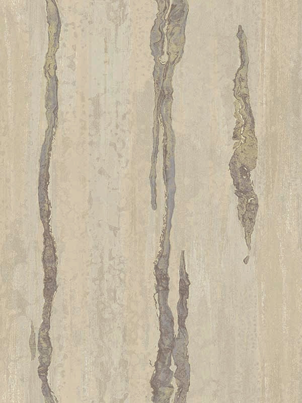 Faux Marble Vertical Vein fabric in beige cream silver color - pattern number IT49361 - by Galerie in the Italian Textures 3 collection