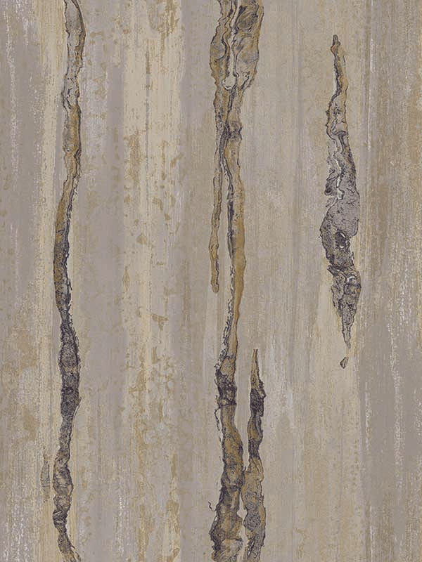 Faux Marble Vertical Vein fabric in beige gry blk gold color - pattern number IT49365 - by Galerie in the Italian Textures 3 collection
