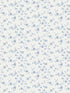 Modern Rose Trail fabric in blue color - pattern number G67887 - by Galerie in the Miniatures 3 collection