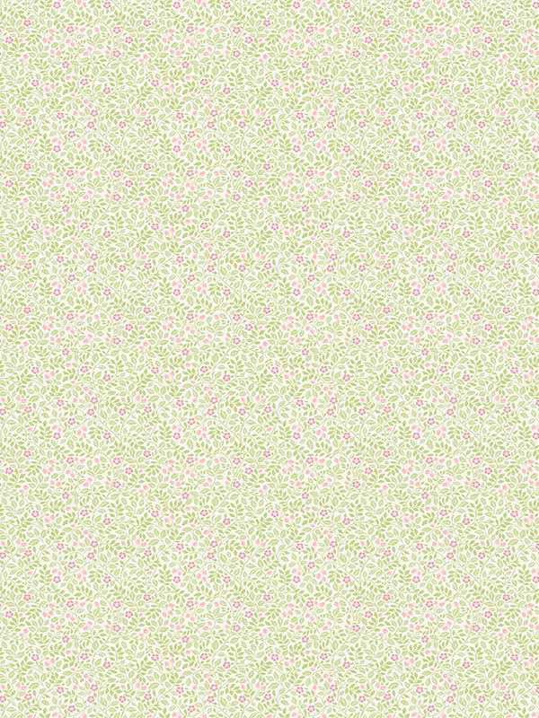 Full Mini fabric in green color - pattern number G68707 - by Galerie in the Miniatures 3 collection
