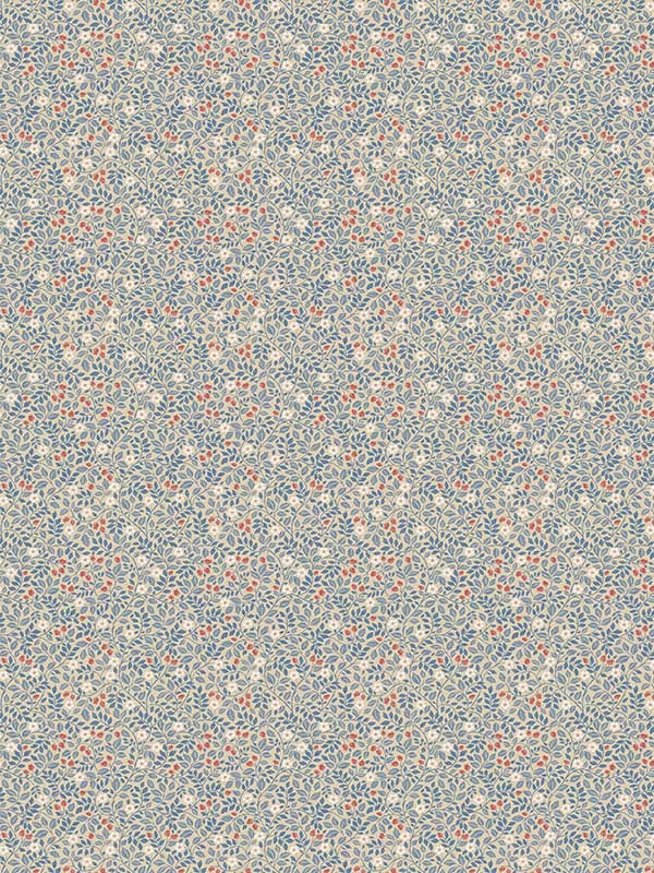 Full Mini fabric in blue color - pattern number G68710 - by Galerie in the Miniatures 3 collection