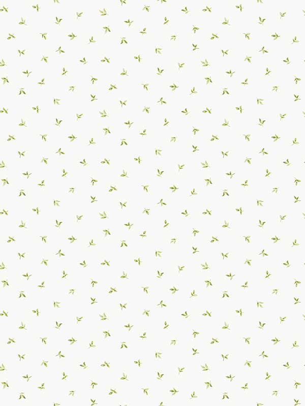 Mini Leaf Toss wallpaper in green color - pattern number G68721 - by Galerie in the Miniatures 3 collection